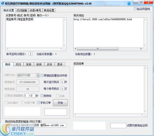 阿里刷销量软件开发与界面设计概览